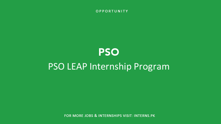 PSO LEAP Internship Program at PSO | Interns Pakistan